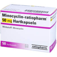 Minocyclin-ratiopharm 50mg Hartkapseln, 50 st, ratiopharm GmbH