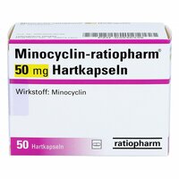 Minocyclin-ratiopharm 50mg Hartkapseln, 50 st, ratiopharm GmbH