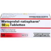METOPROLOL RATIOPHARM 50, 50 st, ratiopharm GmbH