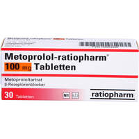 METOPROLOL RATIOPHARM 100, 30 st, ratiopharm GmbH