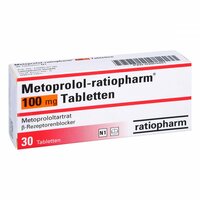 METOPROLOL RATIOPHARM 100, 30 st, ratiopharm GmbH
