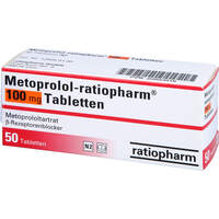 METOPROLOL RATIOPHARM 100, 50 st, ratiopharm GmbH