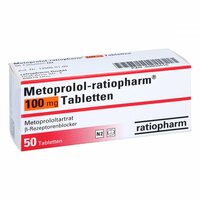 METOPROLOL RATIOPHARM 100, 50 st, ratiopharm GmbH