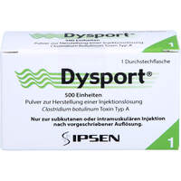 Dysport 500 Einheiten Trockensubstanz o.Lösungsm., 1 Stk., Orifarm GmbH