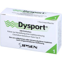 Dysport 500 Einheiten Trockensubstanz o.Lösungsm., 1 Stk., Orifarm GmbH