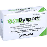 Dysport 500 Einheiten Trockensubstanz o.Lösungsm., 1 Stk., Orifarm GmbH