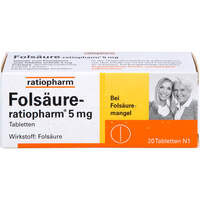Fols&auml;ure-ratiopharm 5mg, 20 Stk., ratiopharm GmbH