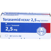 Torasemid HEXAL 2.5mg Tabletten, 50 st, HEXAL AG