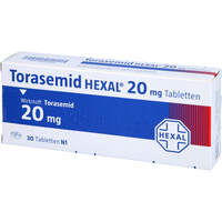 Torasemid HEXAL 20mg Tabletten, 30 st, HEXAL AG