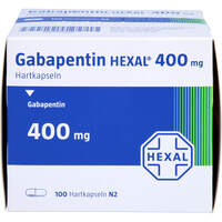 Gabapentin HEXAL 400mg Hartkapseln, 100 st, HEXAL AG