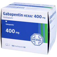 Gabapentin HEXAL 400mg Hartkapseln, 100 st, HEXAL AG