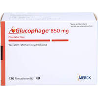 Glucophage 850mg, 120 st, Emra-Med Arzneimittel GmbH