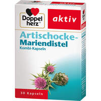 DOPPELHERZ Artischocke+Mariendistel Kapseln, 30 Stk., Queisser Pharma GmbH & Co. KG