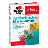 DOPPELHERZ Artischocke+Mariendistel Kapseln, 30 Stk., Queisser Pharma GmbH & Co. KG