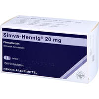 Simva-Hennig 20mg Filmtabletten, 100 st, Hennig Arzneimittel GmbH & Co. KG