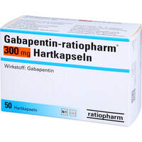 Gabapentin-ratiopharm 300mg Hartkapseln, 50 Stk., ratiopharm GmbH
