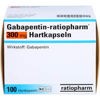 Gabapentin-ratiopharm 300mg Hartkapseln, 100 Stk., ratiopharm GmbH