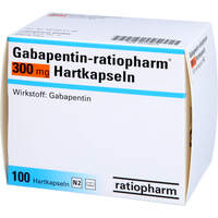 Gabapentin-ratiopharm 300mg Hartkapseln, 100 Stk., ratiopharm GmbH