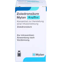 ZOLEDRONSÄURE MYLAN 4mg/5ml IFK, 1 st, Viatris Healthcare GmbH