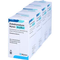 ZOLEDRONS&Auml;URE MYLAN 4mg/5ml IFK, 4 Stk., Viatris Healthcare GmbH