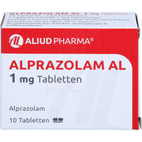 Alprazolam AL 1mg Tabletten, 10 st, Aliud Pharma GmbH