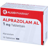 Alprazolam AL 1mg Tabletten, 10 st, Aliud Pharma GmbH
