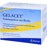 Gelacet Gelatinepulver mit Biotin Btl., 21 Stk., Almirall Hermal GmbH