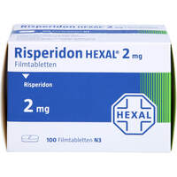 Risperidon-HEXAL 2mg Filmtabletten, 100 st, HEXAL AG