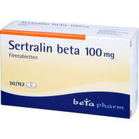 Sertralin beta 100mg Filmtabletten, 50 Stk., betapharm Arzneimittel GmbH