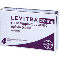 LEVITRA 20mg Filmtabletten, 4 st, Emra-Med Arzneimittel GmbH