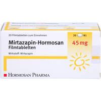 Mirtazapin-Hormosan 45mg, 20 st, Hormosan Pharma GmbH