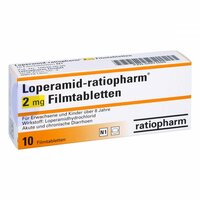 Loperamid-ratiopharm 2mg Filmtabletten, 10 st, ratiopharm GmbH