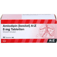 Amlodipin besilat AbZ 5 mg Tabletten, 50 Stk., Abz Pharma GmbH