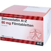 Simvastatin AbZ 80 mg Filmtabletten, 100 st, Abz Pharma GmbH