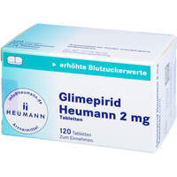 Glimepirid Heumann 2mg Tabletten, 120 Stk., Heumann Pharma GmbH & Co. Generica KG