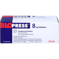 Blopress 8mg B, 98 st, Docpharm GmbH