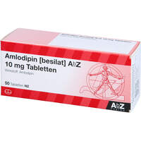 Amlodipin besilat AbZ 10 mg Tabletten, 50 Stk., Abz Pharma GmbH