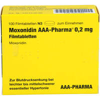 Moxonidin AAA-Pharma 0.2mg, 100 Stk., Aaa - Pharma GmbH