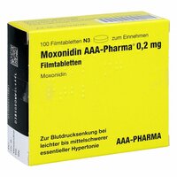 Moxonidin AAA-Pharma 0.2mg, 100 Stk., Aaa - Pharma GmbH
