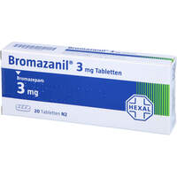 BROMAZANIL 3, 20 st, HEXAL AG
