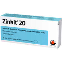 ZINKIT 20, 20 Stk., W&ouml;rwag Pharma GmbH & Co. KG