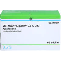 VISTAGAN LIQUIFILM 0.5% O.K., 60x0.4 ml, Abbvie Deutschland GmbH & Co. KG