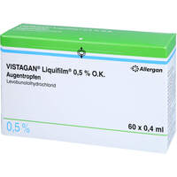 VISTAGAN LIQUIFILM 0.5% O.K., 60x0.4 ml, Abbvie Deutschland GmbH & Co. KG