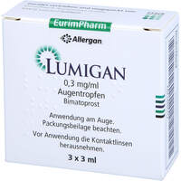 Lumigan 0.3mg/ml Augentropfen, 3x3 ml, Eurimpharm Arzneimittel GmbH