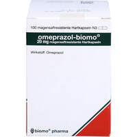 omeprazol-biomo 20mg Kapseln, 100 st, Biomo Pharma GmbH