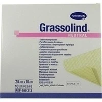 Grassolind Salbenkompressen steril 7.5x10cm, 10 Stück, Junek Europ-Vertrieb GmbH