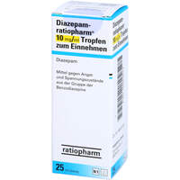 Diazepam-ratiopharm 10mg/ml Tropfen zum Einnehmen, 25 ml, ratiopharm GmbH