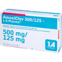 AmoxiClav 500/125-1A Pharma, 20 Stk., 1 A Pharma GmbH