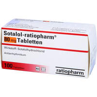 Sotalol-ratiopharm 80mg Tabletten, 100 st, ratiopharm GmbH