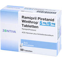 Ramipril Piretanid Winthrop 5/6mg Tabletten, 50 st, Zentiva Pharma GmbH